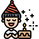 fiesta de cumpleaños icon