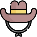 sombrero de vaquero icon