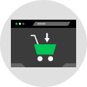 las compras en línea icon