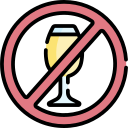 no alcohol