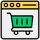 las compras en línea icon