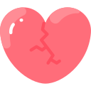 corazón roto icon