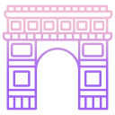 arco del triunfo icon