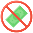 sin dinero icon