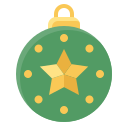 Christmas decoration icon