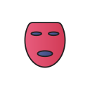 máscara facial icon