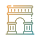 arco del triunfo icon