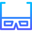 gafas 3d icon