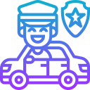 coche de policía icon