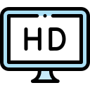 pantalla hd icon