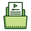 carpeta de video icon