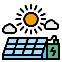 célula solar icon