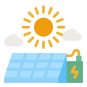 célula solar icon