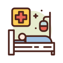 cama de hospital icon