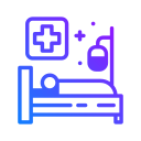 Hospital bed icon