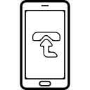 cargar símbolo en la pantalla del teléfono 