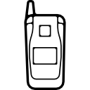 handy mit hängendem werkzeug icon