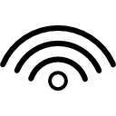 símbolo de interfaz de conexión de teléfono de internet 