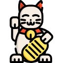 gato chino de la suerte icon