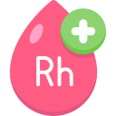 rh positivo en sangre icon