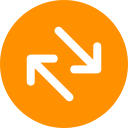 flecha diagonal icon