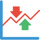 gráfico de líneas icon