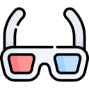 gafas 3d icon