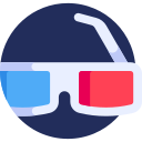 gafas 3d icon