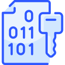 código binario icon