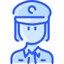 mujer policía icon