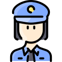 mujer policía icon