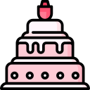 pastel de boda icon