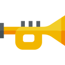 Trumpet Generic color fill icon