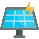 Solar panel icon