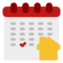 fecha del calendario icon