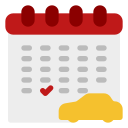 fecha del calendario icon