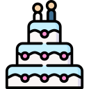 pastel de boda icon