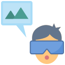 gafas de realidad virtual icon