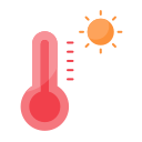 temperatura caliente icon