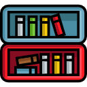 estantes para libros icon