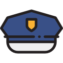 sombrero de policía icon