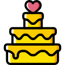 pastel de boda icon