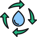 reciclar agua icon