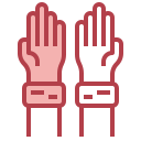 guantes de la mano icon