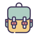 bolsa para la escuela icon