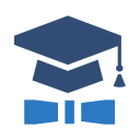 Education Basic Rounded Filled icon