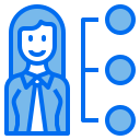 mujer de negocios icon