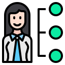 mujer de negocios icon