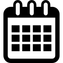 Calendar interface symbol tool icon