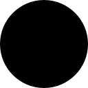 círculo de fase da lua nova Ícone